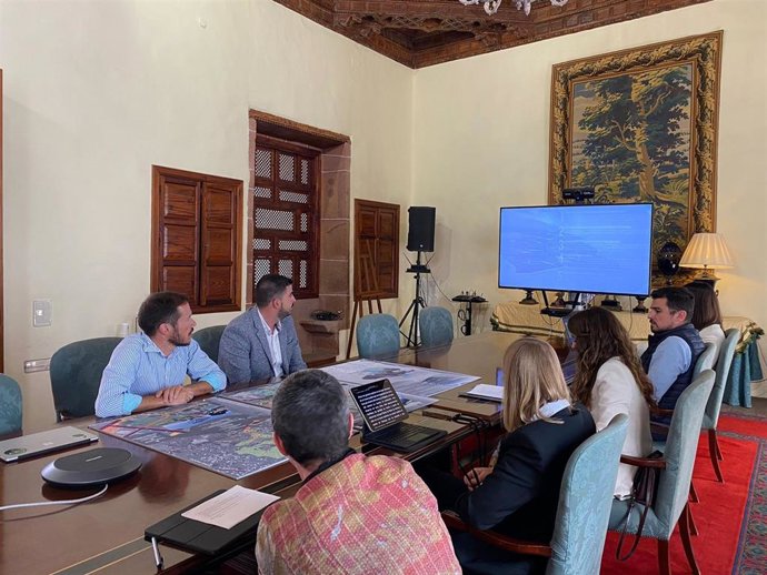 Reunión con el Colegio de Arquitectos de La Palma y profesionales de la Isla