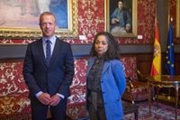 Ander Gil se reúne con la embajadora de EEUU en España y con la líder opositora bielorrusa Svetlana Tijanovskaya