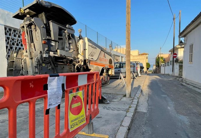 Obras de Emaya en las calles del Terreno.