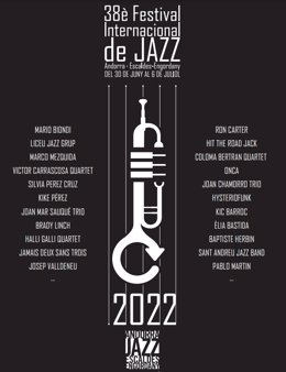 Cartel del Festival Internacional de Jazz de Andorra-Escaldes Engordany