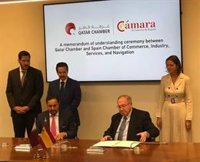 Las Cámaras de Comercio de España y Qatar trabajarán para impulsar intercambios comerciales y la cooperación