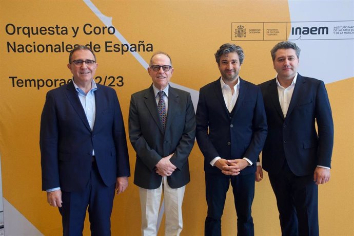 La Orquesta y Coro Nacionales de España ha presentado este miércoles su nueva temporada 2022/2023 tras "unos años complicados para el sector artístico.