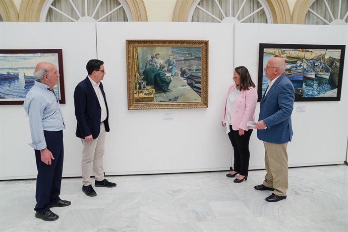 El Patio de Luces de Diputación acoge la muestra del pintor José Fernández Asensio