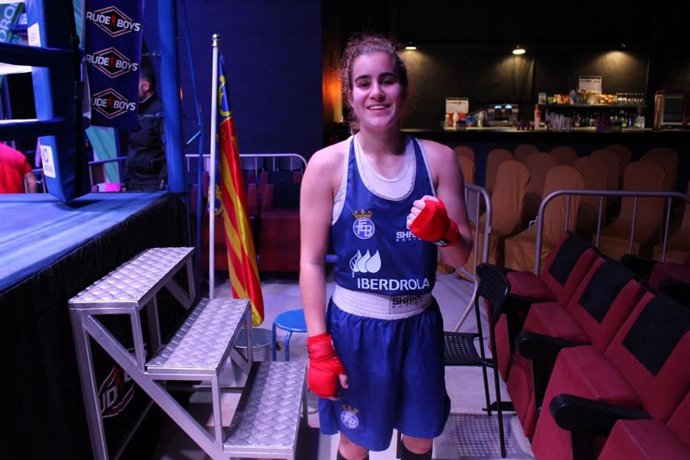 La boxeadora española Laura Fuertes