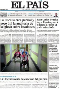 Las portadas de los periódicos del jueves 19 de mayo