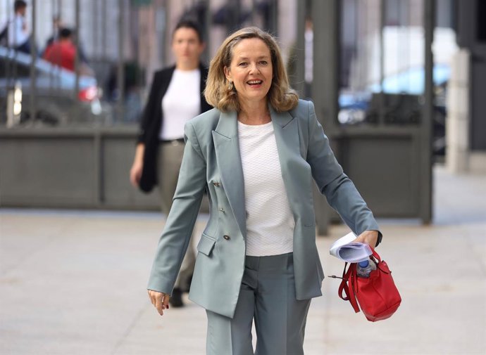 La vicepresidenta primera del Govern central i ministra d'Afers Econmics i Transformació Digital, Nadia Calviño