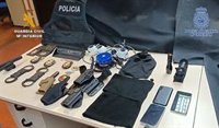 Desmantelada una banda muy violenta que simulaba ser Policía para robar a narcotraficanes