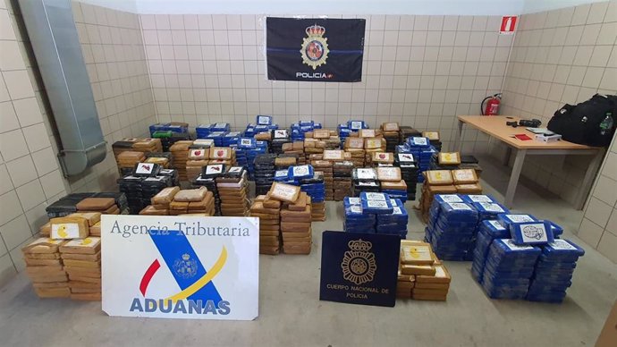 Los 1.500 kilos de cocaína incautados en el puerto de Barcelona en el interior de un contenedor