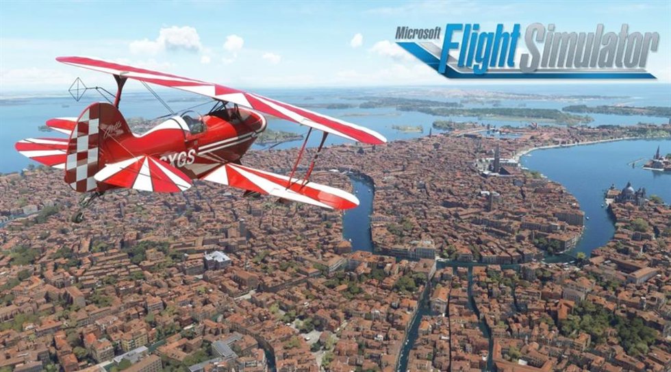 Microsoft Flight Simulator.