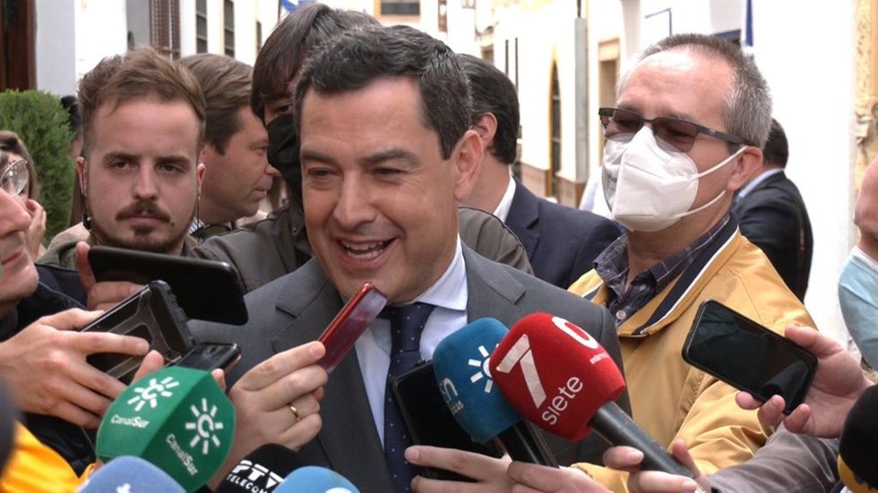 El presidente de la Junta de Andalucía, Juanma Moreno, en una imagen de archivo.
