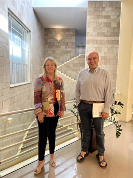 Beatriz Nalda y Alberto Martínez.