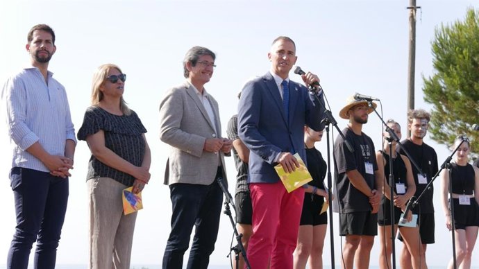 Antonio Jiménez en el II Encuentro de Mediación celebrado en Adra