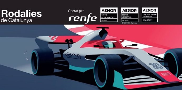 Renfe ofrece cerca de 50.000 plazas más por el GP de España de Fórmula 1 de Montmeló (Barcelona)