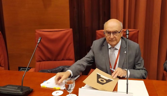 El director de la Oficina Antifrau, Miguel Ángel Gimeno, presenta al Parlament la memoria de 2021. El 19 de mayo de 2022.