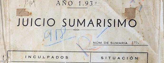 Expediente de Consejo de Guerra.