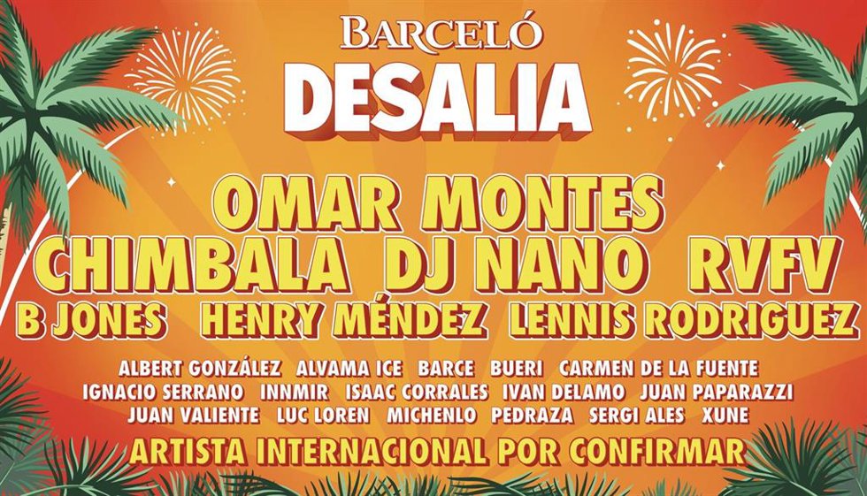 Cartel del 15 aniversario de Desalia, que se celebrará entre el 28 de mayo y el 5 de junio en Punta Cana