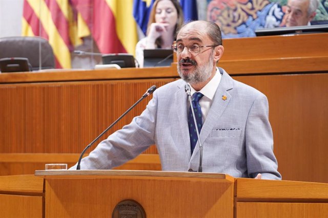 El presidente del Gobierno de Aragón, Javier Lambán.