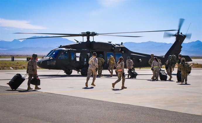 Archivo - Bajo el mando del teniente coronel David Blázquez García, el Segundo Escuadrón de Despliegue Aéreo (Seada) es una de las unidades más jóvenes del Ejército del Aire.