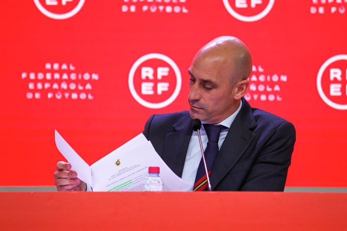 El president de la Real Federació Espanyola de Futbol (RFEF), Luis Rubiales.