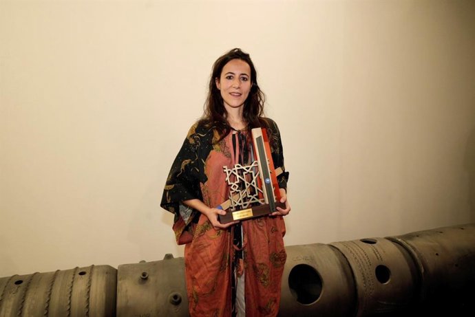 Archivo - Laia Estruch Mata gana el VI Premio Cervezas Alhambra de Arte en ARCOMadrid