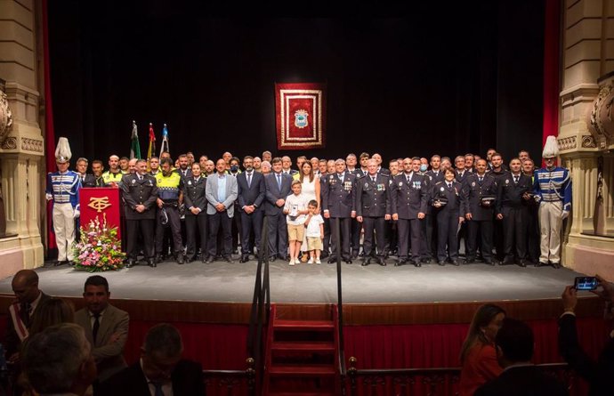 Acto en Huelva del Día de la Policía Local.