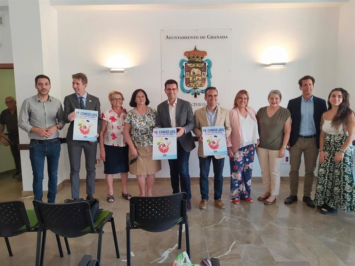 Presentación informativa de un programa sobre nutición y hábitos de vida saludables