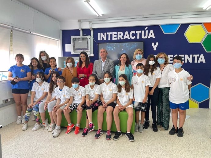 El CEIP Taraguilla inaugura el 'Aula del Futuro'.