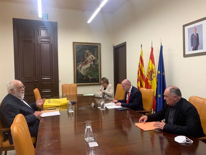 Reunió de Correus i l'Ajuntament de Sant Martí Sarroca aquest dijous