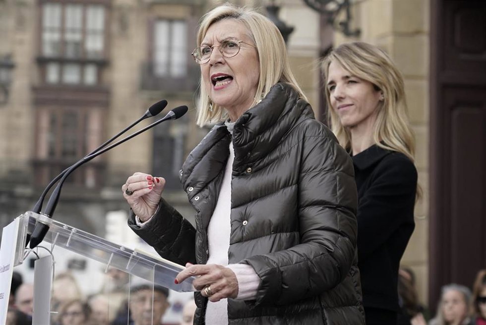 Archivo - La fundadora de UPyD, Rosa Díez. 