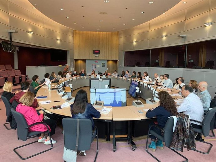 Delegación de técnicos de la provincia de Barcelona en la Comisión Europea.