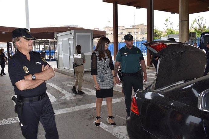 Sabrina Moh ha visitado por tercer día consecutivo la frontera con Marruecos para ver cómo se transcurre la reapertura