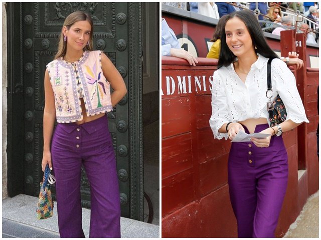 María Pombo y Victoria de Marichalar han coincidido con el mismo pantalón