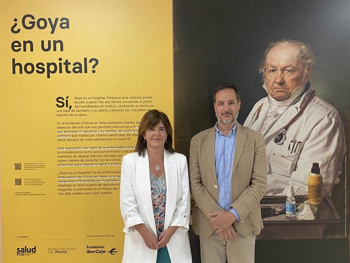El Hospital San Juan de Dios de Zaragoza acoge una exposición con reproducciones de obras de Goya que apelan a la relación entre salud y cultura.