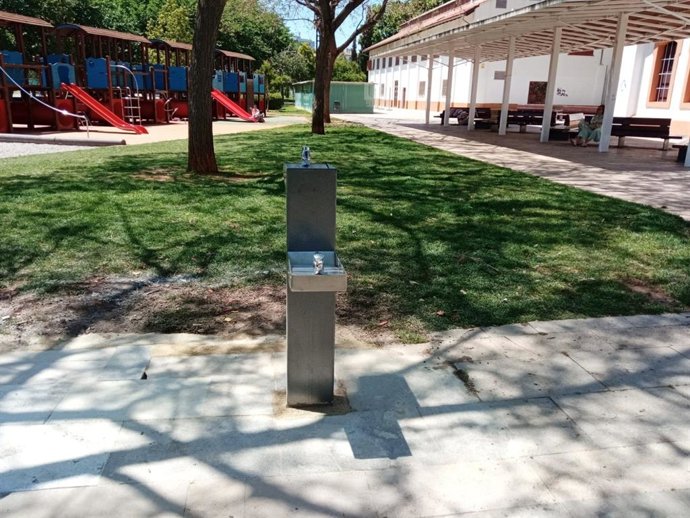 Nueva fuente instalada por el Ayuntamiento de Palma.