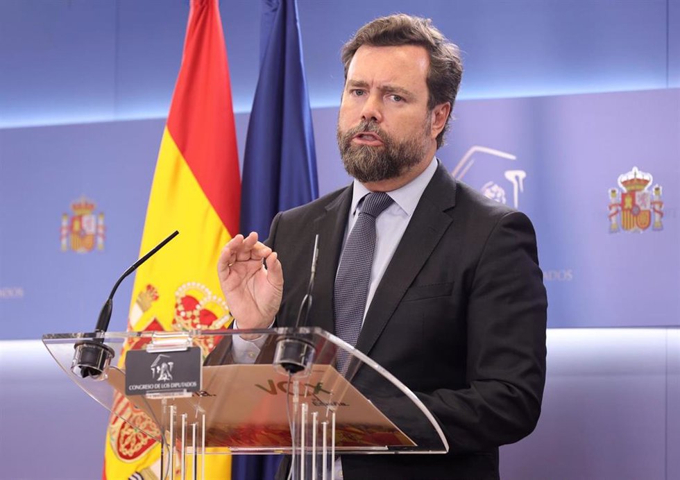 El portavoz parlamentario de Vox, Iván Espinosa de los Monteros.