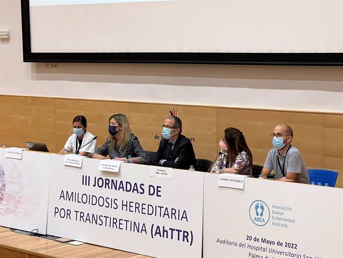 La consellera Patricia Gómez inaugura las III Jornadas de Amiloidosis Hereditaria por Transtiretina, una enfermedad hereditaria, neurodegenerativa, rara y grave