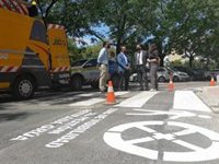 El nuevo contrato de señalización vial en Sevilla prevé radares pedagógicos y 'supermanzanas' peatonales