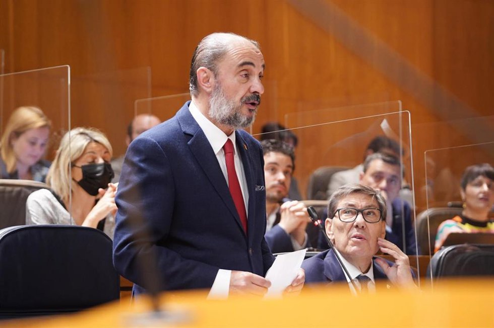 El jefe del Ejecutivo aragonés, Javier Lambán.