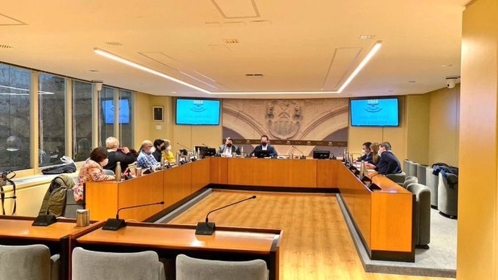 Archivo - Comisión de Sostenibilidad y Transición Ecológica bajo la presidenta del portavoz de Ciudadanos, Pablo Baena