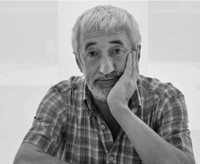 El pintor Pedro Salaberri.