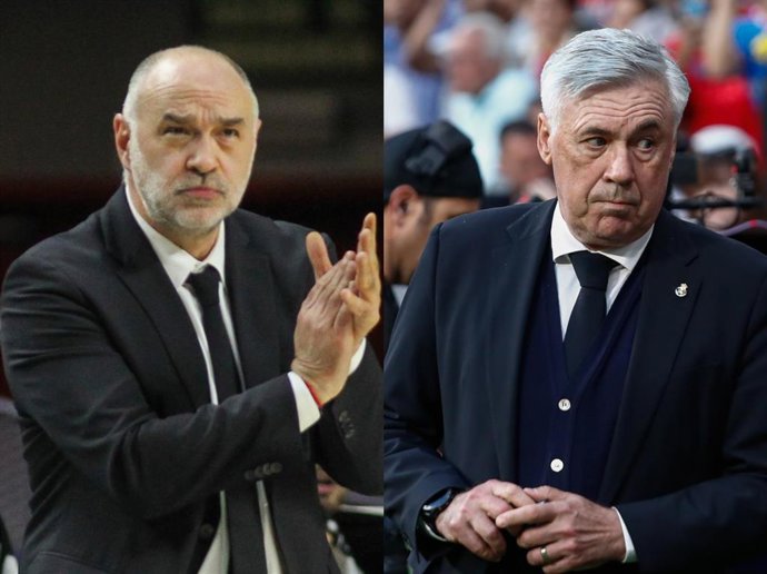 Pablo Laso y Carlo Ancelotti