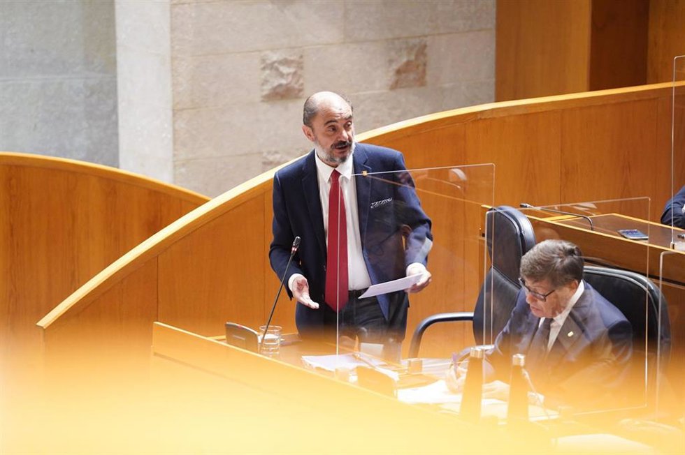El presidente del Gobierno de Aragón, Javier Lambán.
