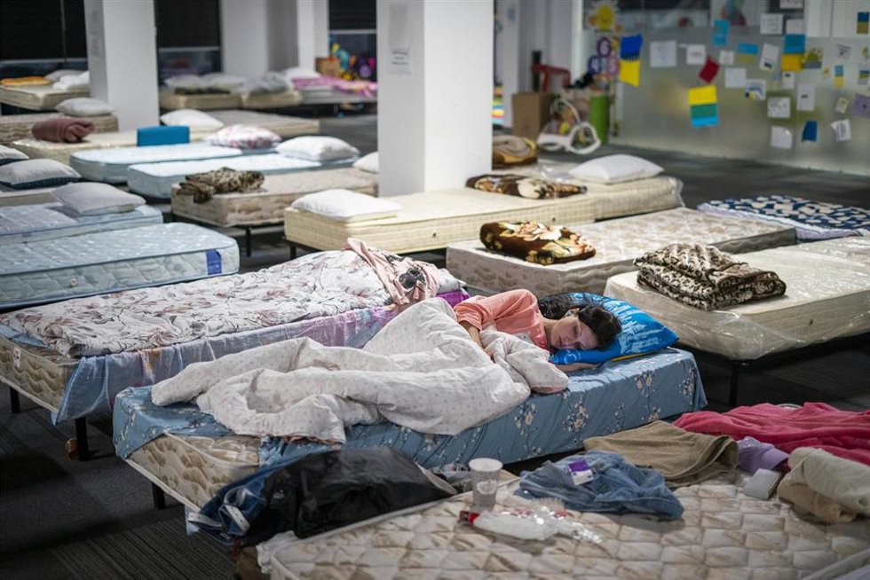 Instalaciones para refugiados en Rumanía