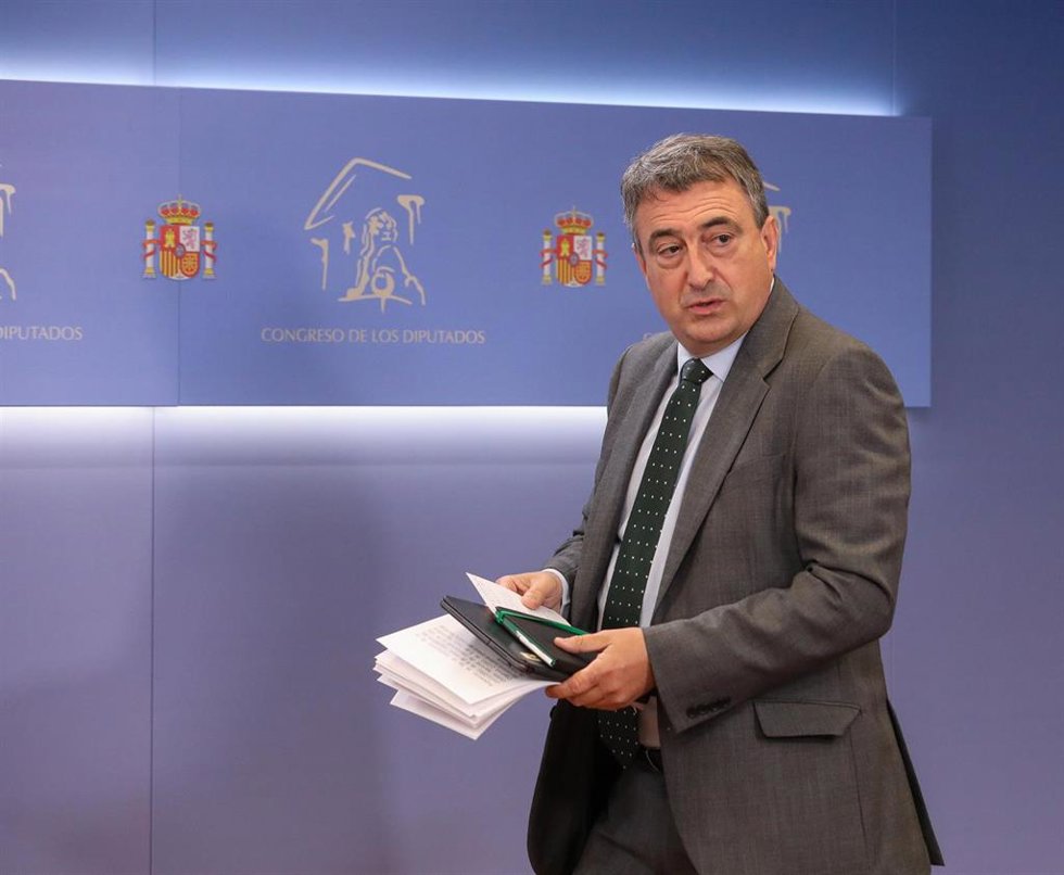 El portavoz del PNV en el Congreso de los Diputados, Aitor Esteban