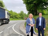 Las diputaciones de Bizkaia y Gipuzkoa realizarán un estudio de alternativas para mejorar la N-636