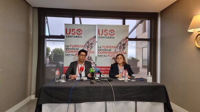 Rueda de prensa del IX Congreso de USO Cantabria