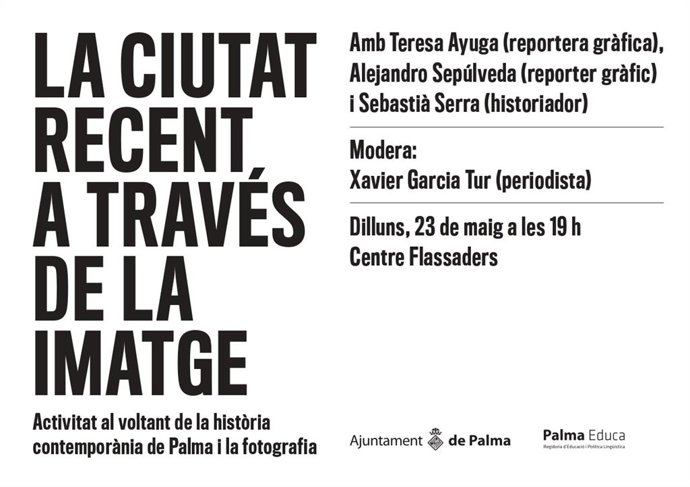 Volante de la mesa redonda 'La ciutat recent a través de la imatge'