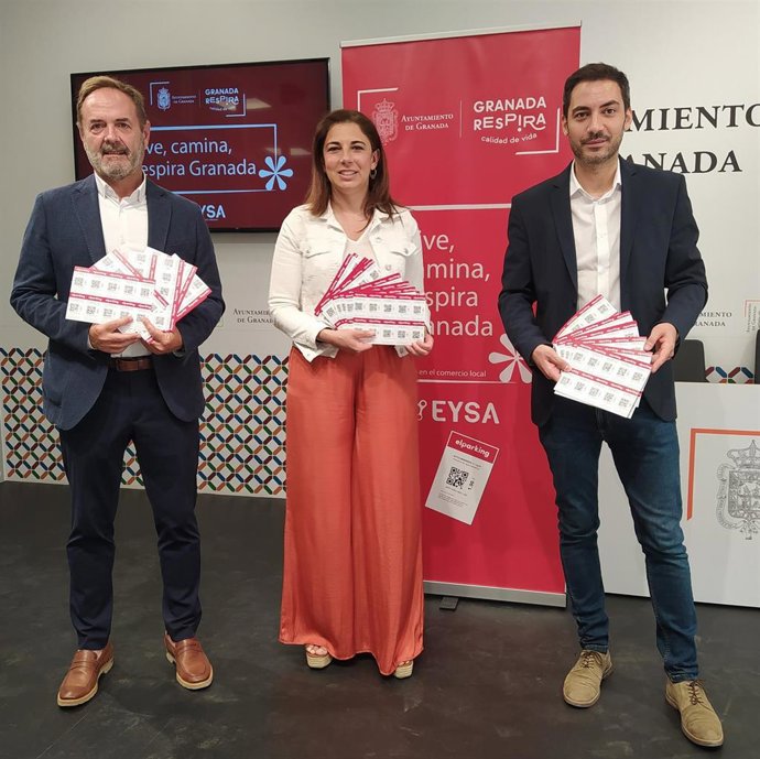 Presentación de la campaña 'Vive, camina, respira Granada'