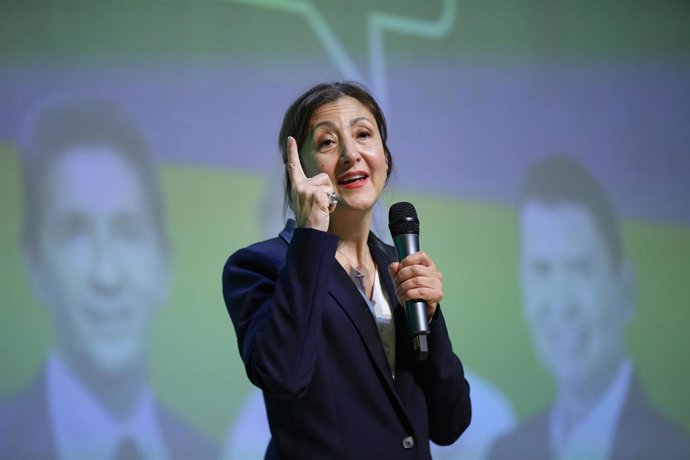 Archivo - Ingrid Betancourt, candidata a la presidencia de Colombia 