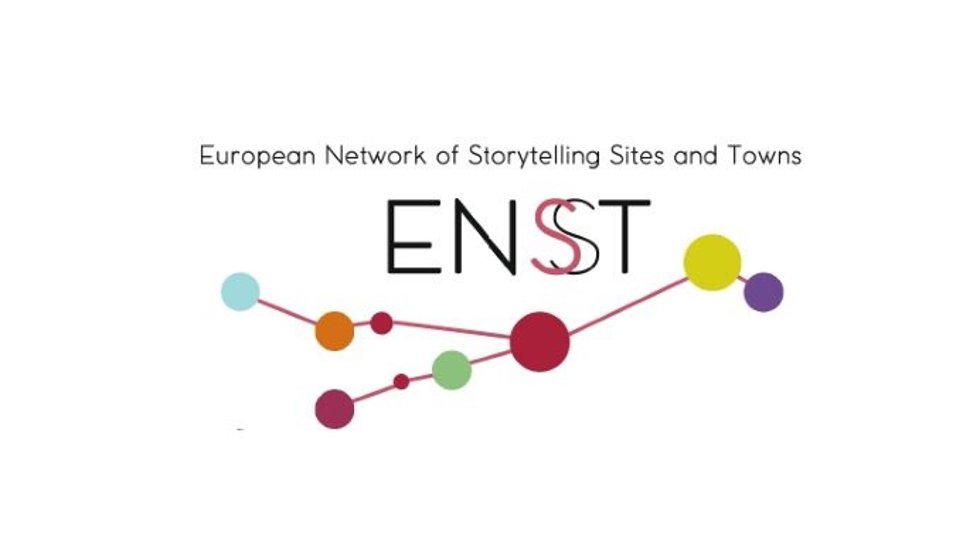 Logotipo de la Red Europea de Ciudades de Cuento